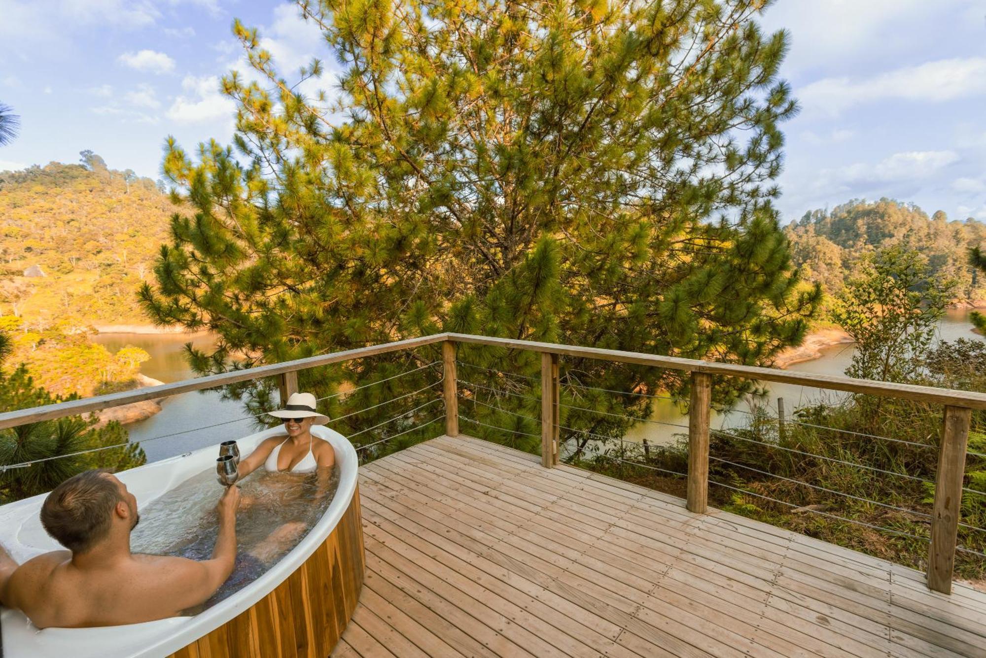 Cabanas Refugio Himalaya Guatape Ngoại thất bức ảnh