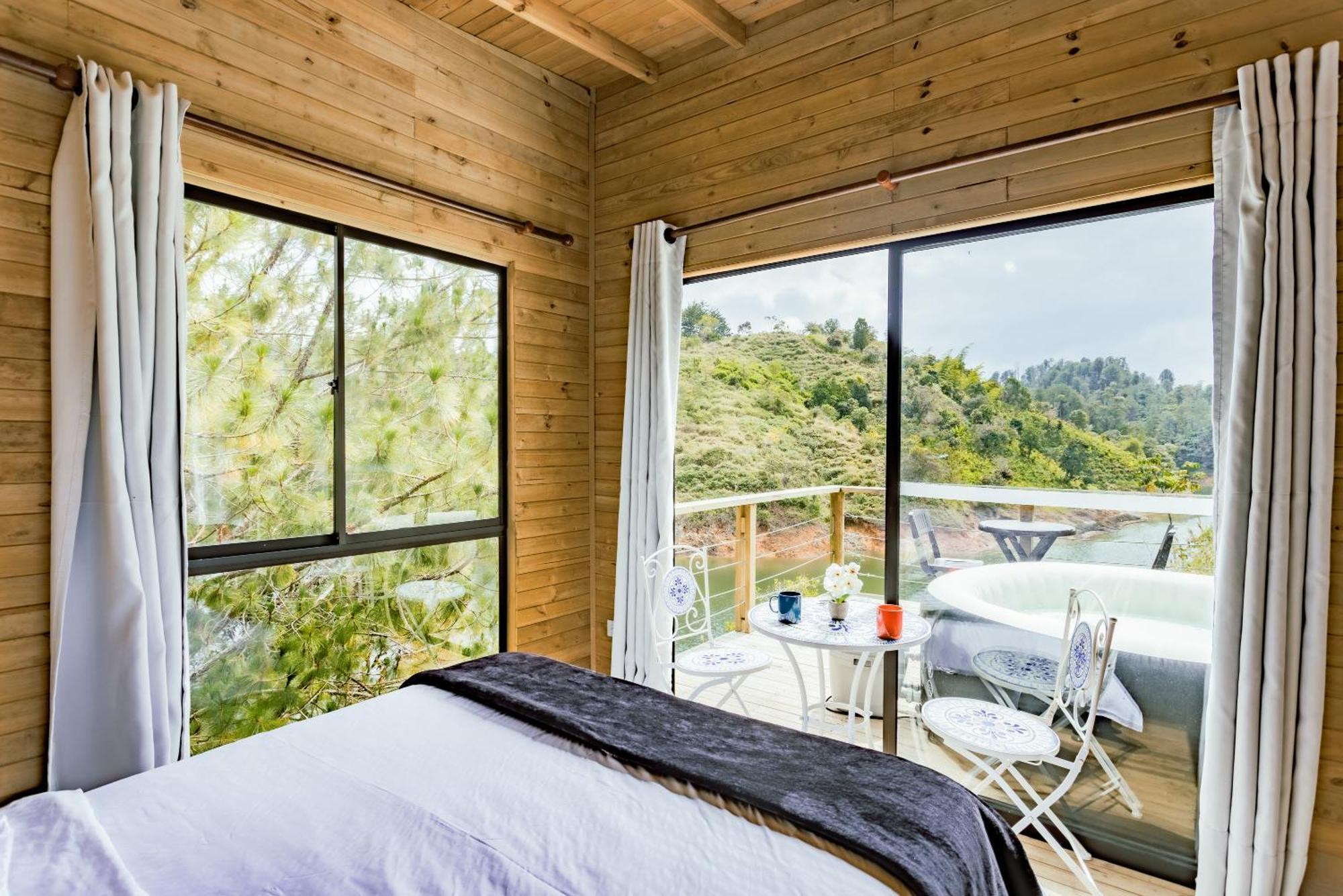 Cabanas Refugio Himalaya Guatape Ngoại thất bức ảnh