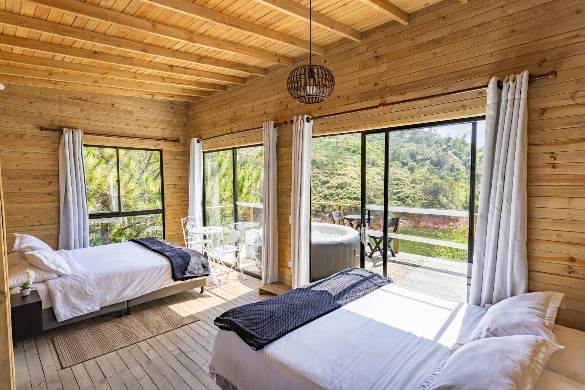 Cabanas Refugio Himalaya Guatape Ngoại thất bức ảnh
